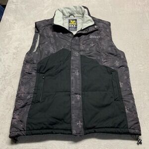 Vintage Avirex Authentic Puffer Vest 1975 All OverPattern Full-Zip Men's 2XL XXL